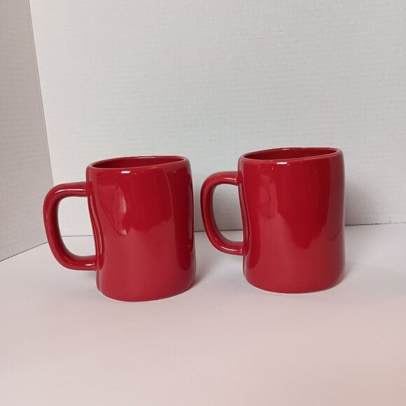 Rae Dunn Artisan Collection Christmas Items Santa Cups, Cocoa Jar, Cookie Plate - Picture 9 of 16